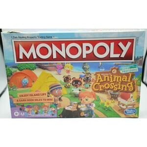 Animal Crossing Monopoly Board Game | New Sealed | Damaged Box‎